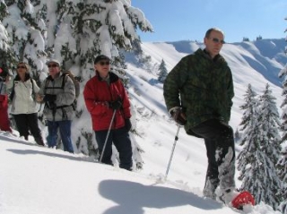  Raquetas de nieve en Avoriaz